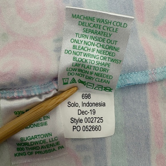 Lilly Pulitzer Sophilettta Dress Size XL Fished My Wish Pink Blue Green Shift - Picture 10 of 13